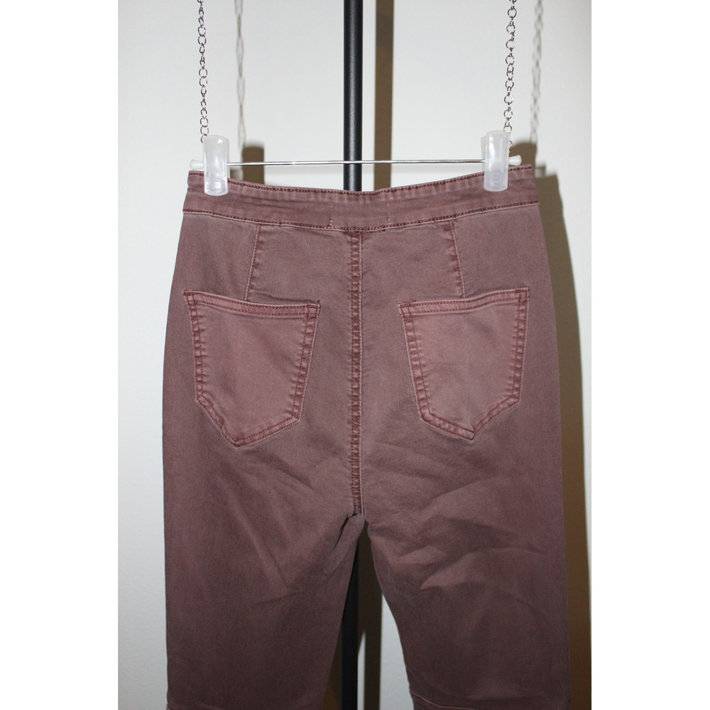 By Together High Rise Flare Bell Bottom Jeans Brown‎ Size S - Picture 4 of 11
